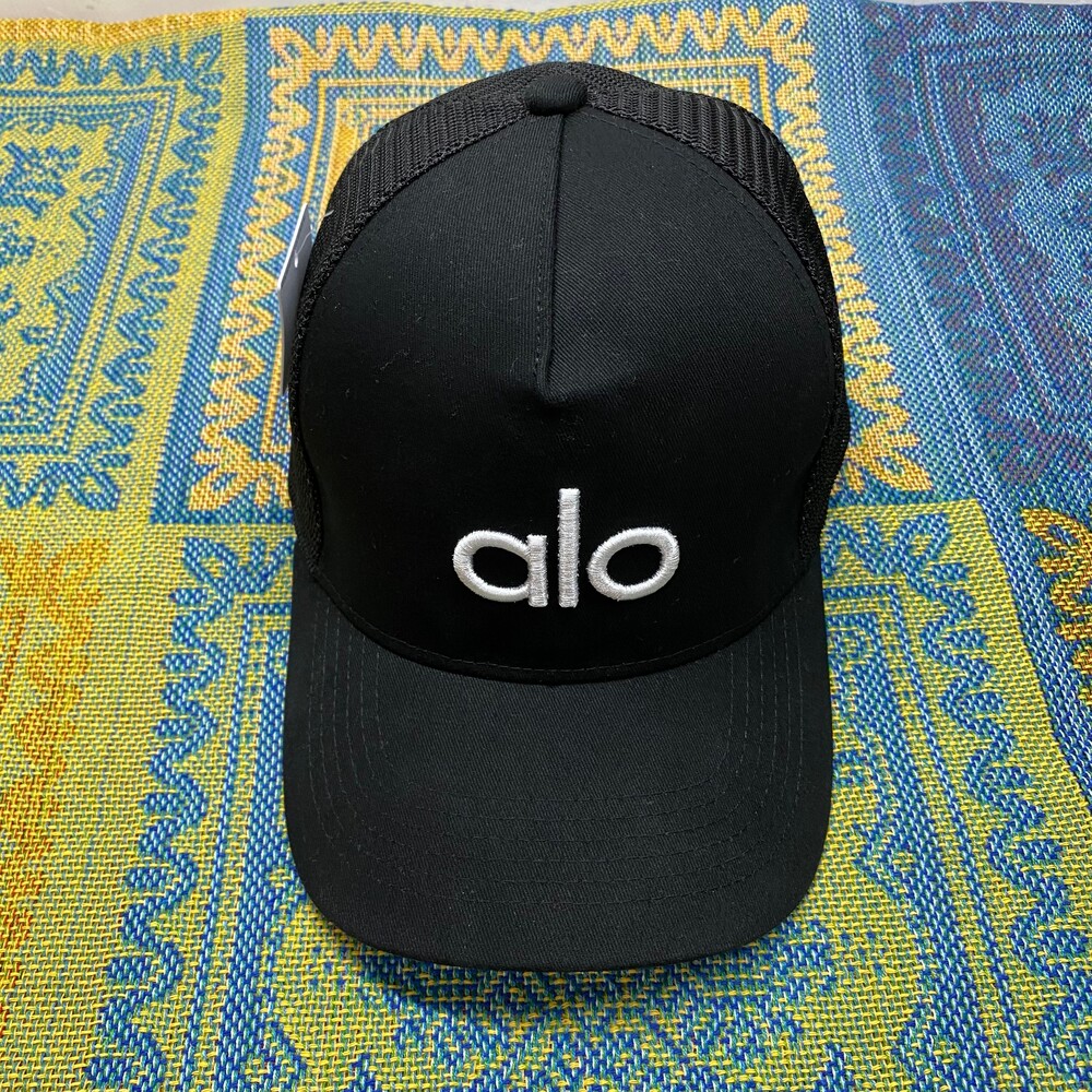 ALO District Trucker Hat - Embroidered Logo Adjustable